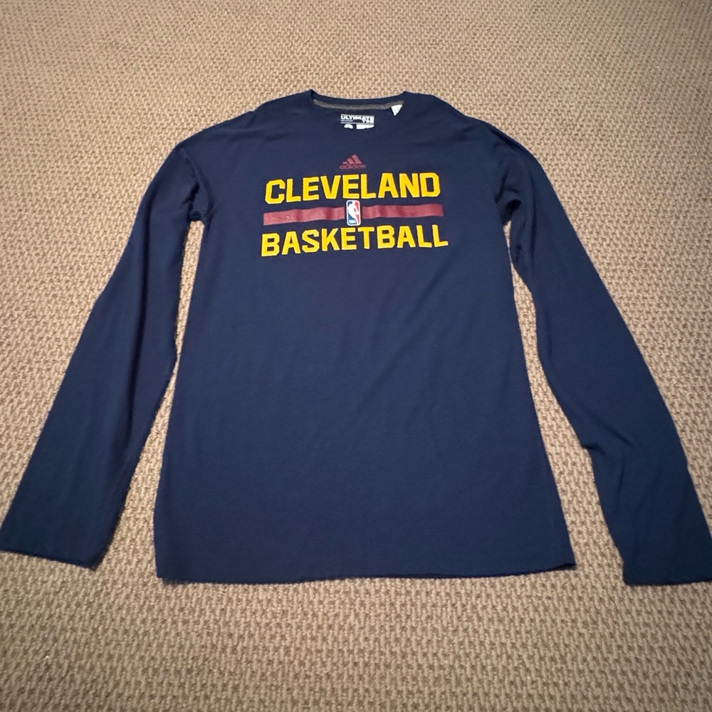 Adidas Climalite Cleveland Basketball Long Sleeve T-Shirt